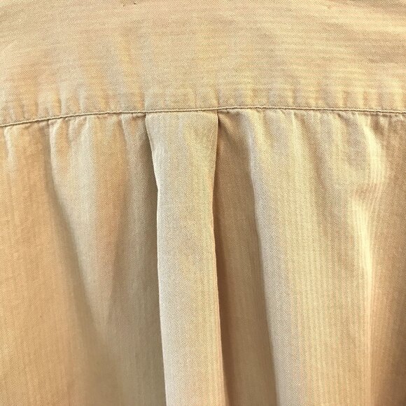 Roberto Villini Button-Down Shirt: Long Sleeves Autumn Gold, Men’s Size 17 34-35 - Picture 3 of 9